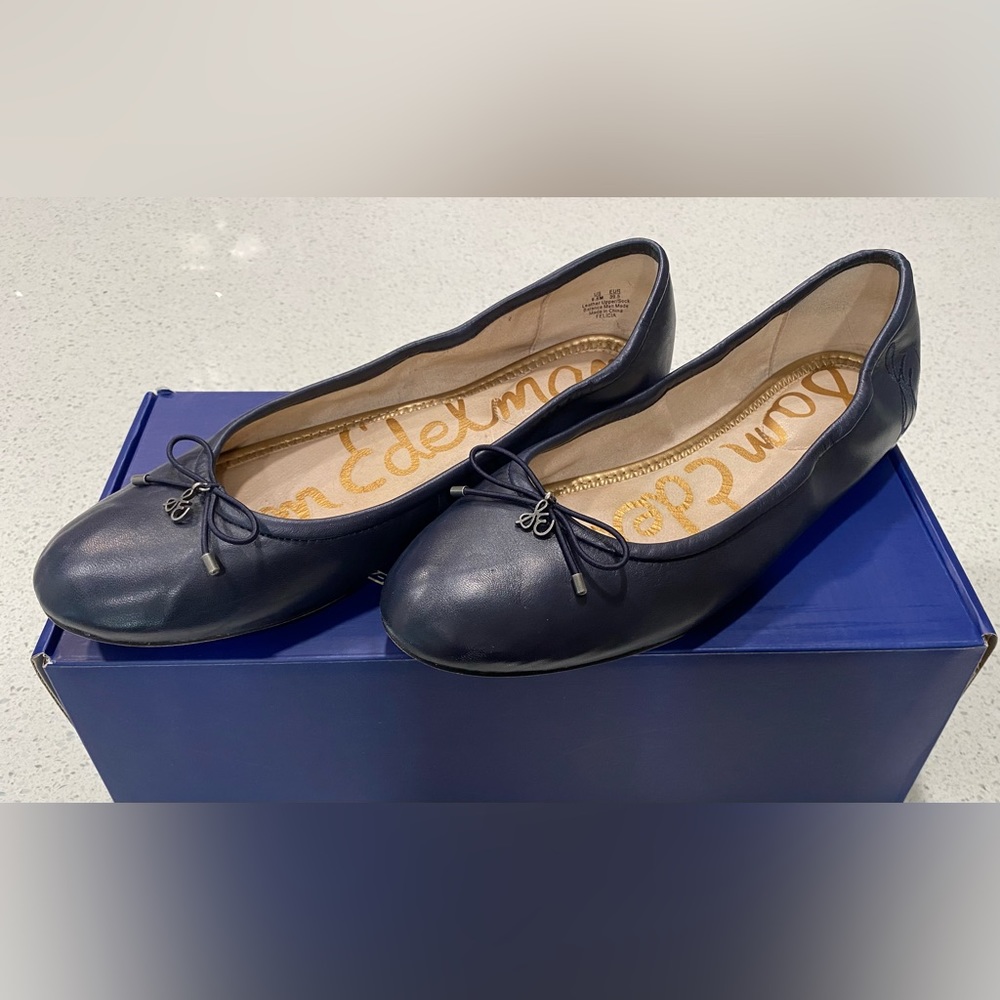 Sam Edelman Navy Felicia Flats size 9.5M